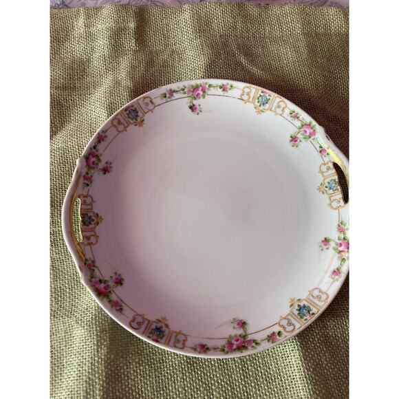 Nippon Antique Plate with Gold Trim - Picture 1 of 6